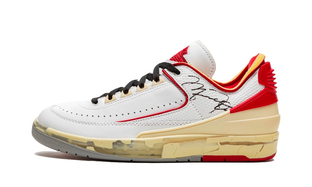 Air Jordan 2 Retro Low Off-White White Red – Marsden Sneakers