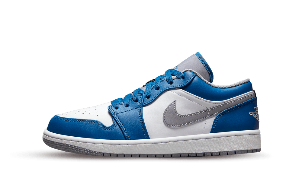 Air Jordan 1 Low True Blue Cement – Marsden Sneakers