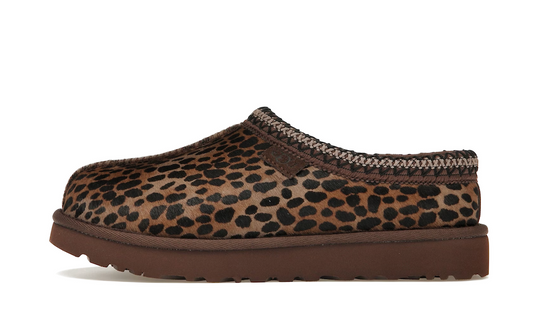 UGG Tasman Slipper Caspian Burnt Cedar Leopard Women's