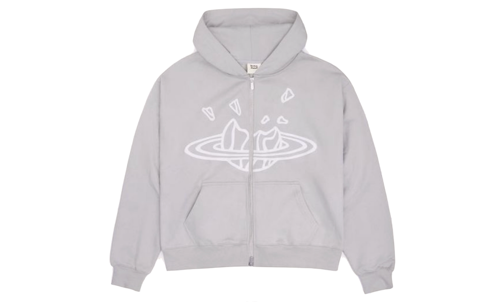 Broken Planet Zip Up Hoodie Stone Grey – Marsden Sneakers