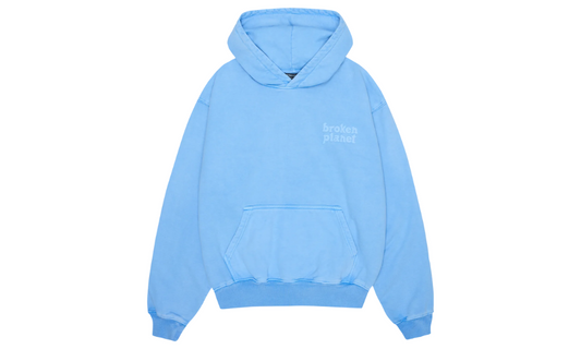 Broken Planet Basics Hoodie Washed Light Blue