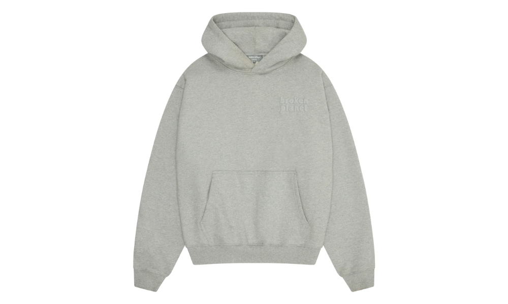 Broken Planet Basics Hoodie Heather Grey