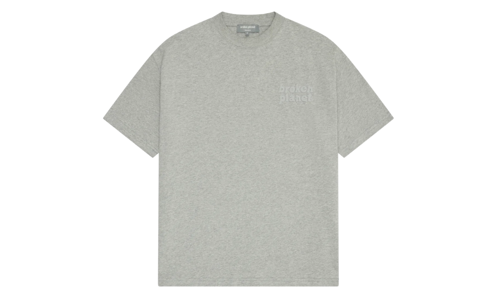 Broken Planet Basics T-Shirt Heather Grey