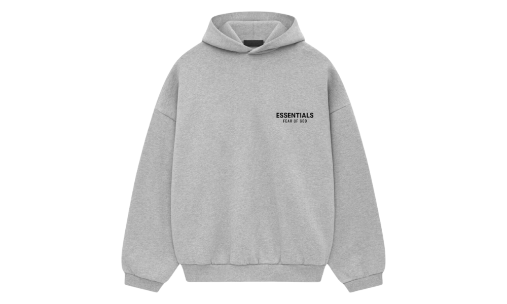 Fear of God Essentials Hoodie Light Heather Grey FW24