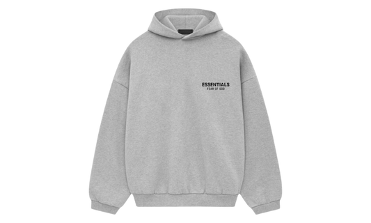 Fear of God Essentials Hoodie Light Heather Grey FW24