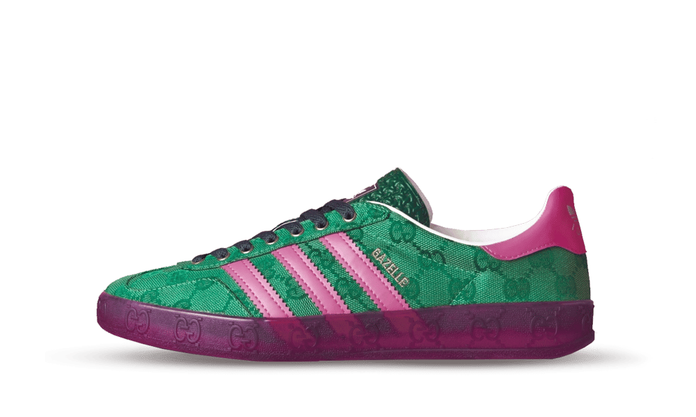 Adidas Gazelle Gucci GG Monogram Green Women's