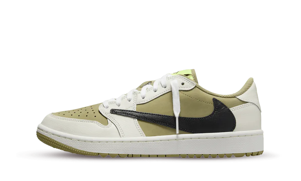 Air Jordan 1 Retro Low Golf Travis Scott Neutral Olive