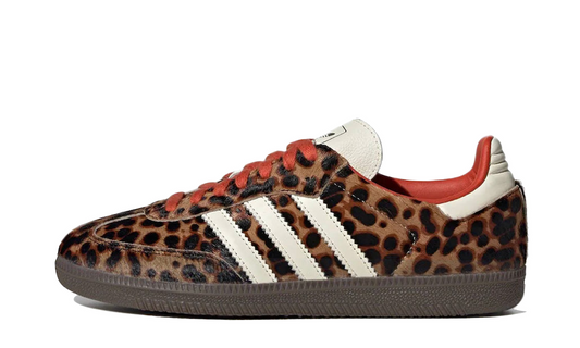 Adidas Samba OG Leopard Cream Orange Women's