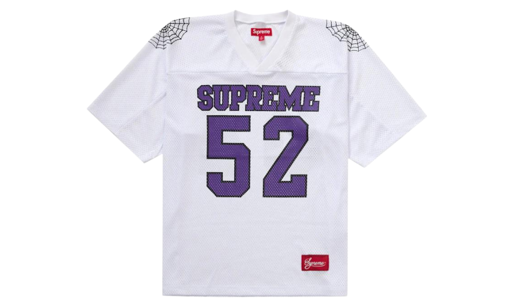 Supreme Spiderweb Football Jersey White