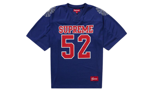 Supreme Spiderweb Football Jersey Navy