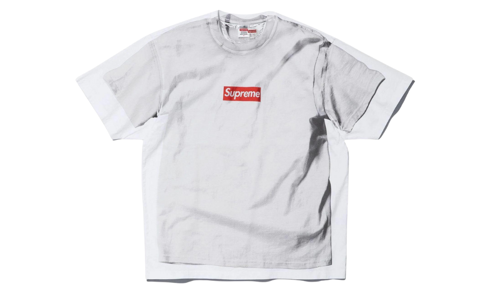 Supreme MM6 Maison Margiela Box Logo T-Shirt White