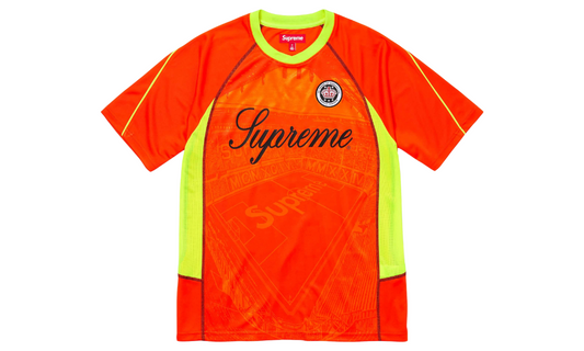 Supreme Jacquard Football Jersey Orange