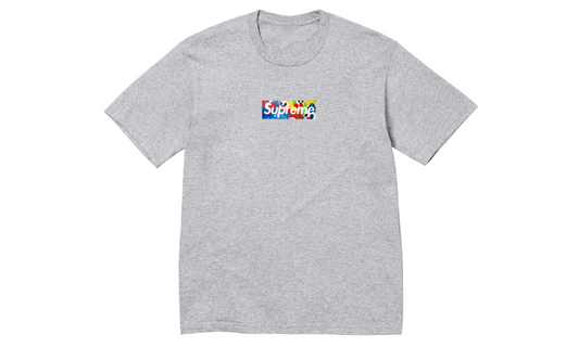 Supreme Slawn Box Logo T-Shirt Grey