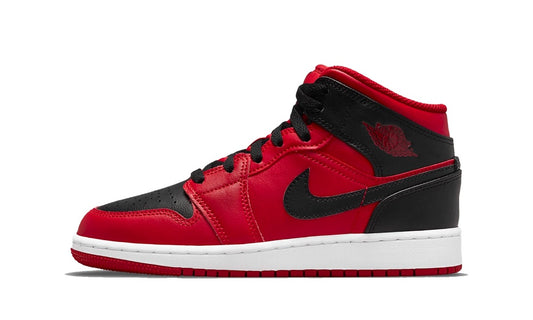 Air Jordan 1 Mid GS Reverse Bred 2021