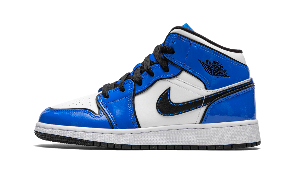 Air Jordan 1 Mid GS Signal Blue