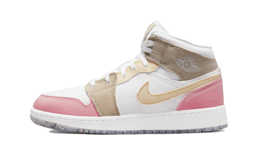 Air Jordan 1 Mid GS Pastel Grind Vivid Green