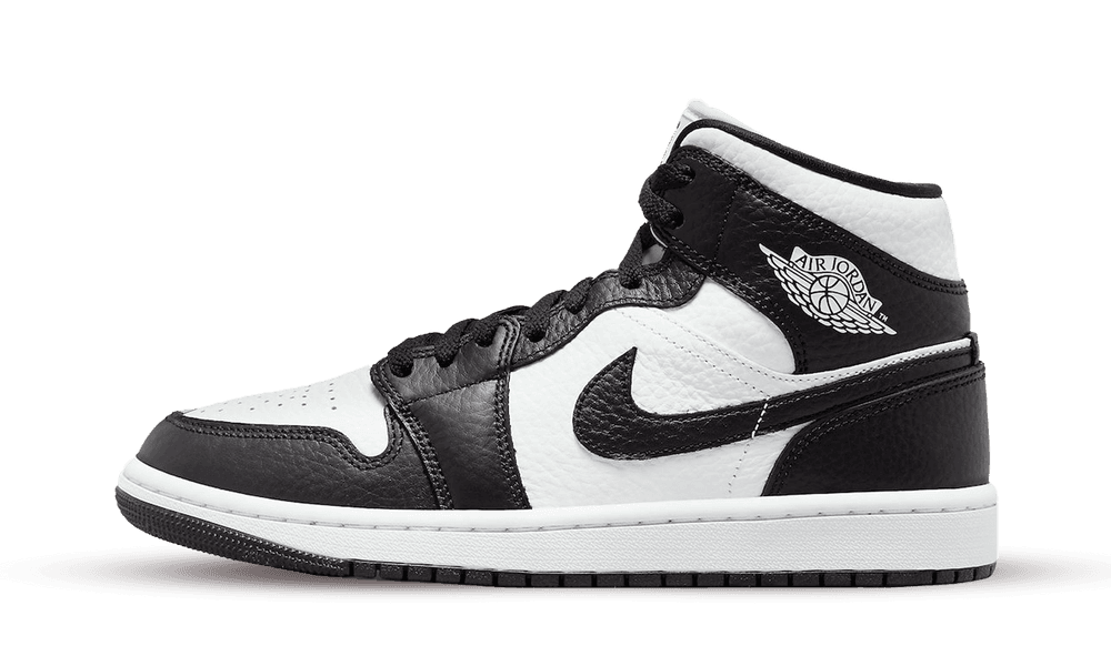 Air Jordan 1 Mid Split Black White Women's