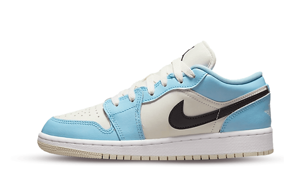 Air Jordan 1 Low GS Ice Blue Black