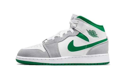 Air Jordan 1 Mid SE GS White Pine Green Smoke Grey